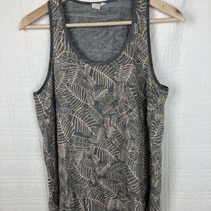 Make It Good Shirt - Tank Top Gray And Peach M Med